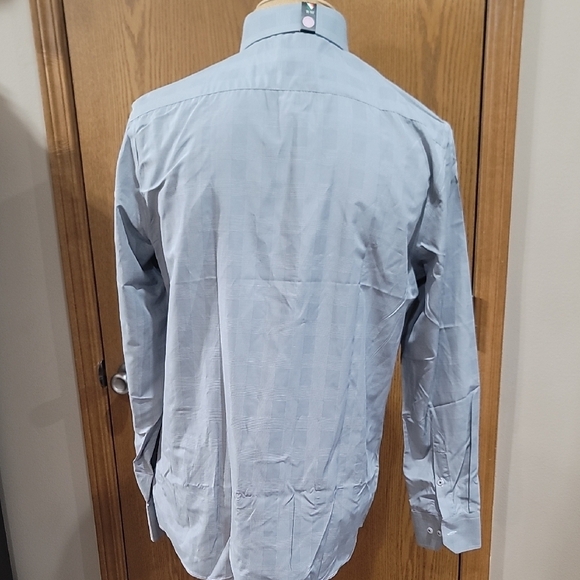 Rosso Milano NWT Men's Classic Gray Dress Shirt - Picture 8 of 9